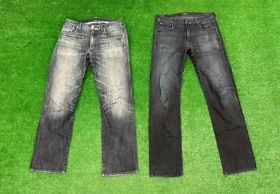 Lot Of 2 CofH Citizens Of Humanity Mens Blue Sid & Evans Fit Jeans Size 32 X 34 • $40