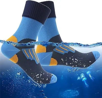 Waterproof Socks Breathable Hiking Wading Trail Running Ski Kayaking Crew Socks • $15.99