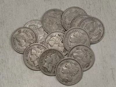 Three Cent Nickel Pieces Nice Circulated Type Coins Buy One Or All  0417-05 • $16.95