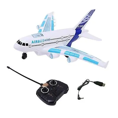 Lightweight Remote Control Aircraft Plane Electric Aircraft LED Light And RC • £18.88