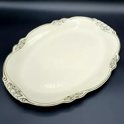 Vintage HOMER LAUGHLIN Oval Serving Platter Virginia Rose 1934 Newell WV • $33.35