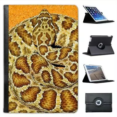 Rattle Snake Folio Leather Case For IPad Mini & Retina • £11.99