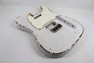 MJT Official Custom Vintage Aged Nitro Guitar Body Mark Jenny VTT Olympic White • $250