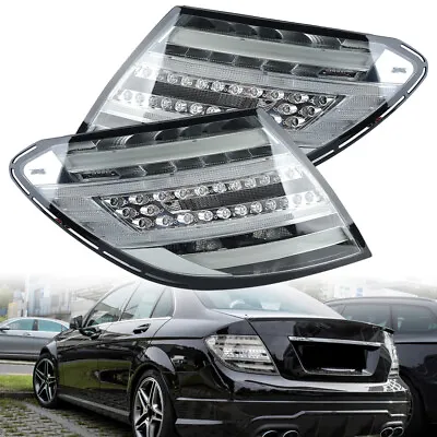 LED Tail Lights For 2007 2008 2009 2010 Mercedes Benz Class C W204 Rear Lamps • $309.69