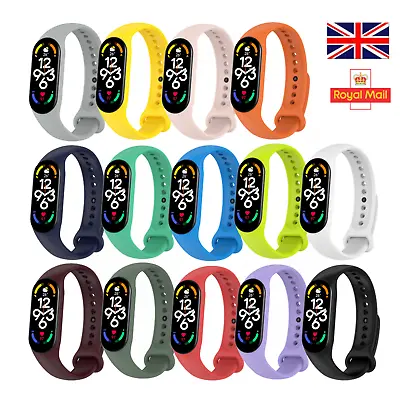For Xiaomi Mi Band 7/ 6/ 5 Replacement Silicone Watch Band Strap MiBand 7/ 6/ 5 • £6.99