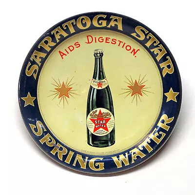 Saratoga Star Spring Water Advertising Pocket Mirror Vintage Style • $15