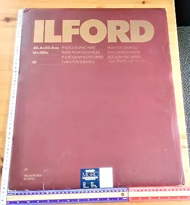 10pcs Ilford 16x20in 40.6x50.8cm Photographic Paper Multigrade RC Warmtone PEARL • £48