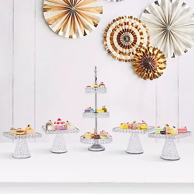 5-Piece Set Dessert Display Rack Cupcake Cake Stand For Party Wedding Decorate • $101.65