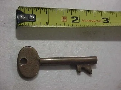 Vintage 2 7/16  Brass Skeleton Gamewell Police Fire Call Box Key   Free Shipping • $24.99