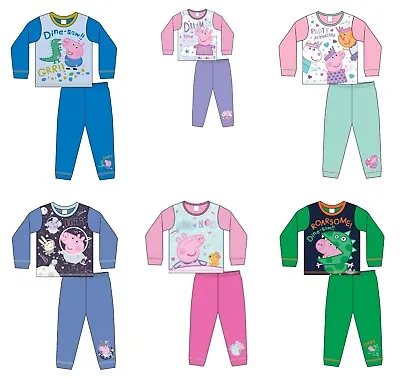 £7.49 • Buy Boys Girls Toddler Peppa Pig George Pyjamas Nightwear Character Set
