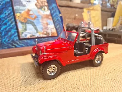 Burago Jeep In Red 1:24 Scale Made In Italy Vintage • $15.99