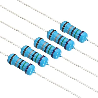 650pcs Metal Film Resistor Assortment Kit With Box 1Ohm-3MOhm 130 Value 1W 1% • $32.97