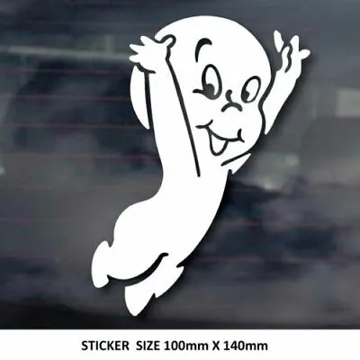 CASPER GHOST Jdm Drift Cute Car Sticker Decal  Bumper Sticker • $6.95