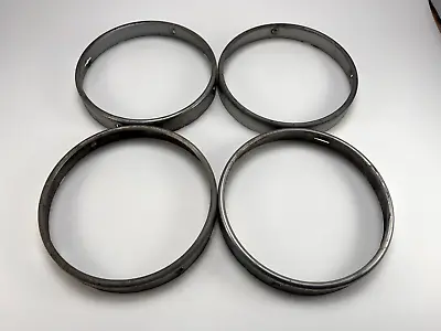 X4 OEM BMW E30 Hella & Bosch Ellipsoid Headlight Frame Trim Ring Set 63121373529 • $49.99