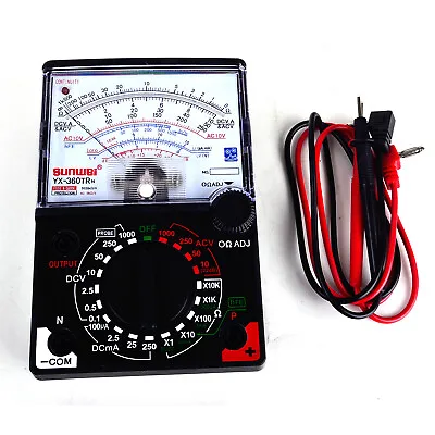 YX-360TR N Analogue Meter Multimeter Multitester Fuse Diode Protection DC & AC • $16.99
