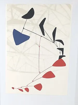 Vintage Alexander Calder Color Lithograph “Untitled 1976.”  • $110