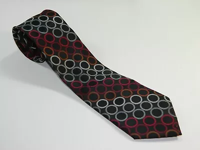 Men's McDonald's APPAREL COLLECTION NECKTIE Tie BIG MAC RESTAURANT CIRCLES • $12.98