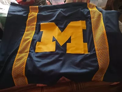 2 Sidelines Collection Michigan Wolverines Pillow Shams Standard Size 31 Wx25 L • $25