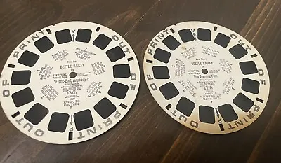 View Master Sawyers Beetle Bailey 2 OOP Reels 8 Ball Anyone Training Film Rare • $9.99