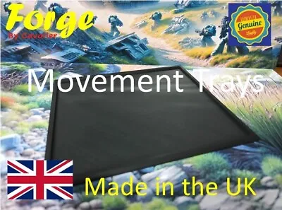 All Sizes Wargaming Movement Trays PLA Plastic For War Gaming Tabletop Games • £3