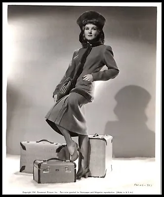 Hollywood Beauty JEAN PARKER STUNNING PORTRAIT 1941 STYLISH POSE Photo 650 • $35.99