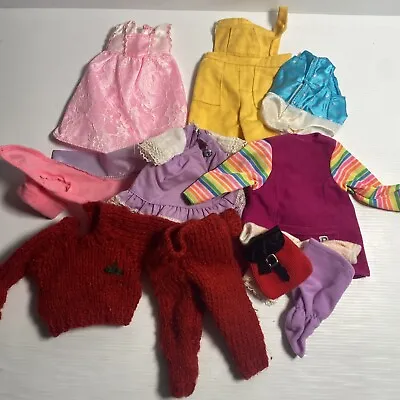 Vintage Doll Assorted Sized  Lot Of  Doll Clothing  Lot 9 • $12