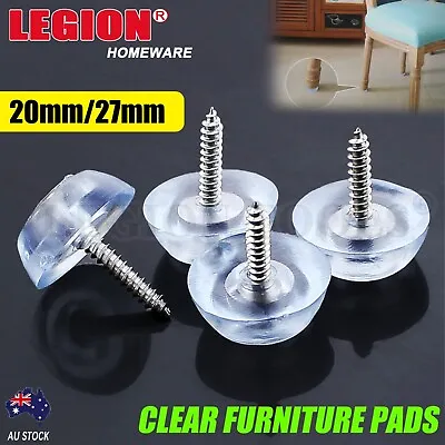 $25.90 • Buy Screw On Rubber Pad Furniture Table Chair Feet Legs Pads Tile Floor Protector