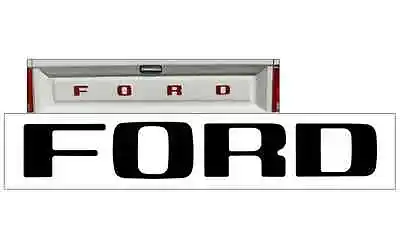 Vintage Ford Truck Tailgate Vinyl Decal Sticker Vehicle Truck Black • $9.18