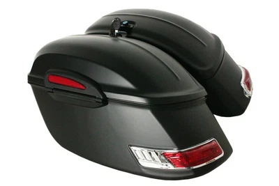 $399.99 • Buy Matt/denim  Black RS Motorcycle Hard Saddlebags Fits ROAD STAR V STAR Royal Star