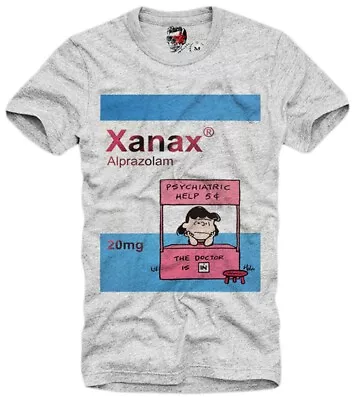 $21.98 • Buy E1syndicate T-shirt Lsd Blotter Xanax Alprazolam Psychiatrist Help Booth 5752