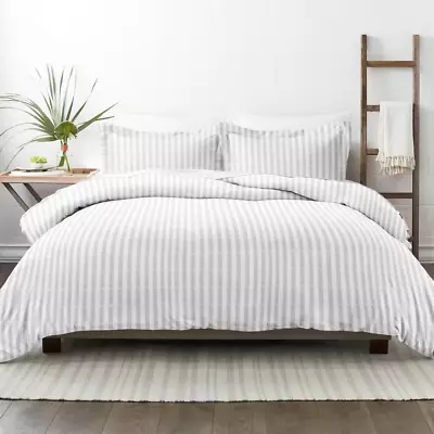 DUVET SETS With Shams Striped Twin/Full/Queen/King/Cal King Choose Your Color • $60.55