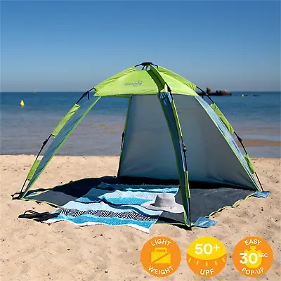 $26.97 • Buy Sunbrella Pop Up Tent One Wall Beach Camping Hiking Portable Sun Shade Shelter 