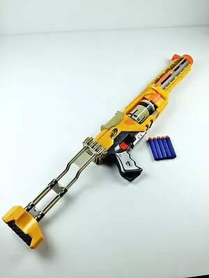 Nerf Gun Spectre Rev-5 Dart Blaster Revolver Rifle With Foldable Stock & Barrel • $26.90