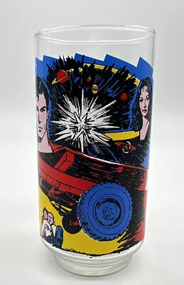 Vintage 1978 PEPSI DC COMICS SUPERMAN The Movie -  KAL-EL Comes To Earth  Glass • $24.99