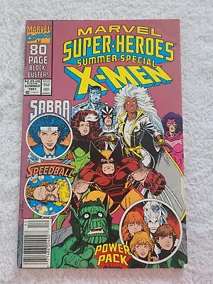 Marvel Super-Heroes Summer Special X-Men 1991 Sabra Israel Jewish Wolverine • $2.50