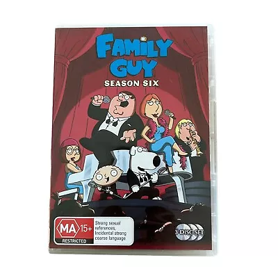 Family Guy : Season 6 : 3 Disc : VGC R4 FAST FREE POSTAGE! • $34.85