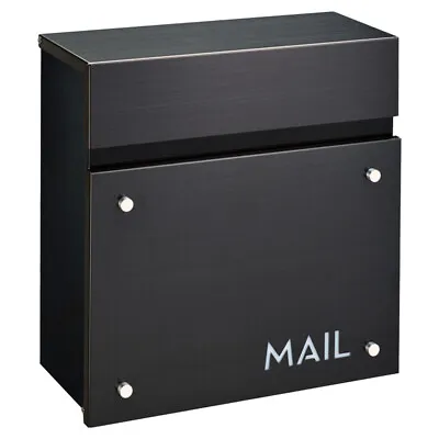 OPEN BOX - Wall Mount Locking Mailbox - The Dalton BSS 14.25 H X 14 W X 5.75 D • $49