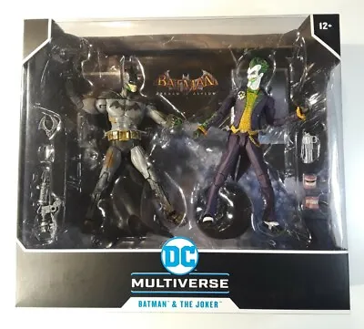 Batman & The Joker Arkham Aysulm McFarlane 2-Pack Of Collectible Action Figures • $75