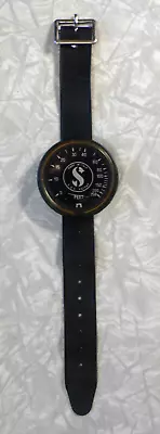 Vintage ScubaPro Scuba Diver's Depth Gauge Wrist Mount With Strap 250 Feet Black • $40