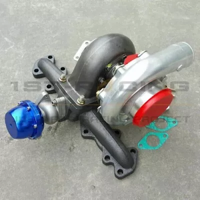 T4 AR 0.80 0.96 Turbo+Exhaust Manifold+38mm Wastegate For Toyota Supra 2JZ-GTE • $560.24
