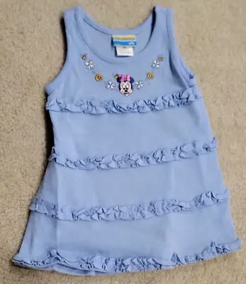 Vintage DISNEY Babies 24M MINNIE MOUSE Light Blue One Piece • $30