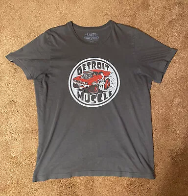 Made In Detroit Detroit Muscle Grey Tshirt Large • $29.99