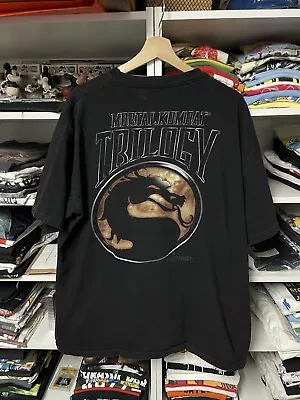 Vintage 1995 Ultimate Mortal Kombat Trilogy Midway T-shirt Size XL Single Stitch • $149.99