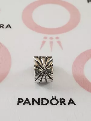 Genuine Pandora Silver Sunburst Clip Charm. 925 ALE. • £10