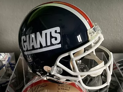 Authentic New York Giants Throwback VSR4 Helmet With Eli Manning Facemask • $399