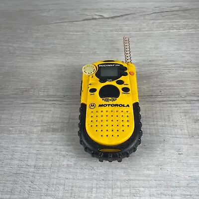 Motorola Talkabout 200 Yellow Wireless LCD Display Two-Way Radio Walkie Talkie • $15.97