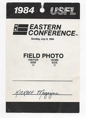 Media Credential: USFL1984 Eastern Playoffs Stars Vs Stallions At Franklin Field • $9.99