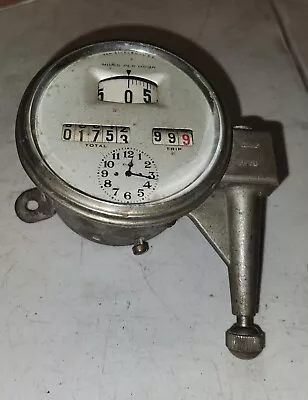 Early 1900s Speedometer ~ Odometer ~ Clock ~ Van Sicklen ~ Elgin Clock • $225