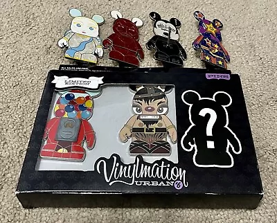 Disney Vinylmation Jumbo Pin Set Of 6 Urban 6 Complete Set (6/6) • $299.99