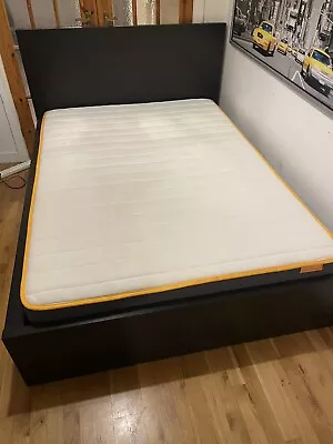 IKEA MALM Double Bed Frame Black • £50